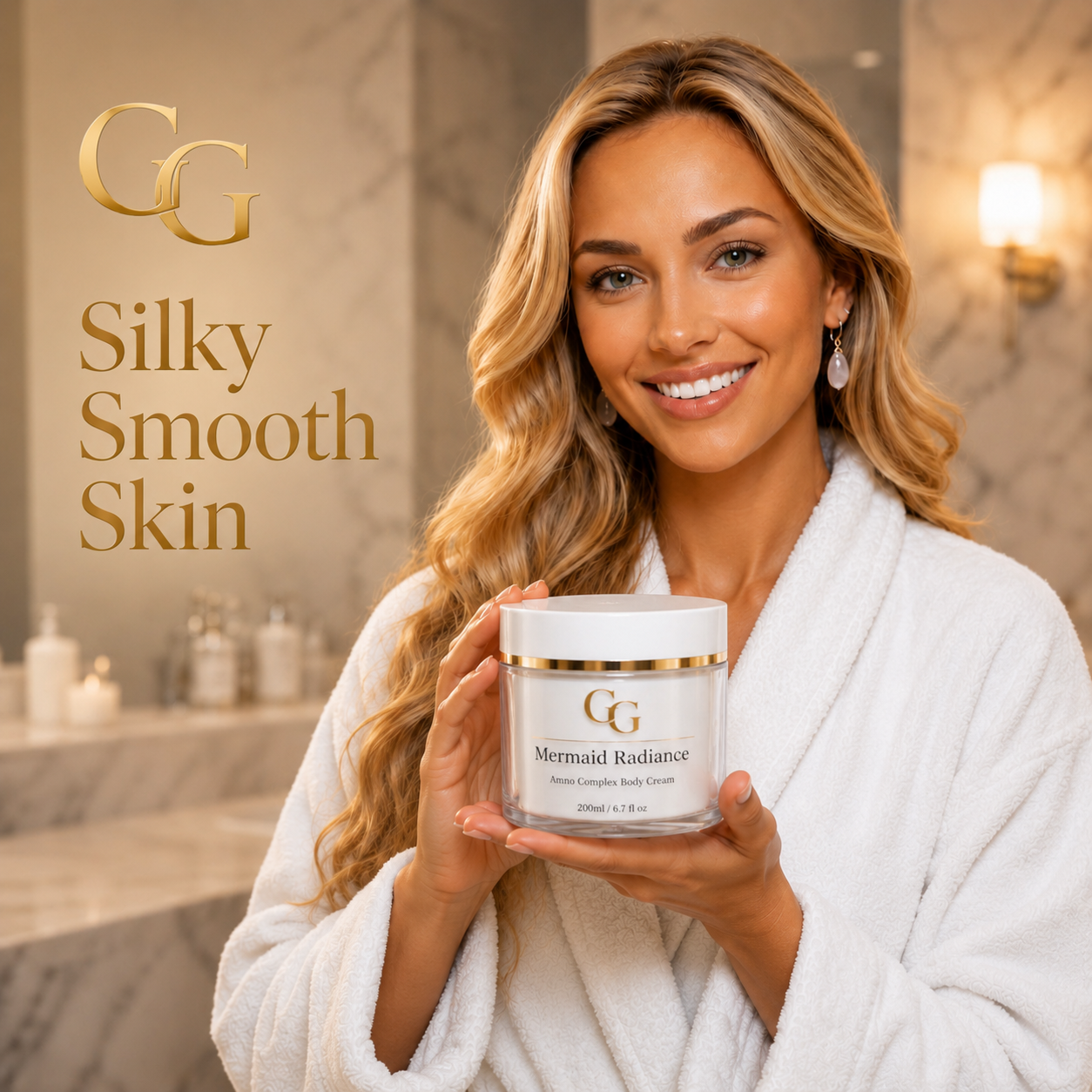 Mermaid Radiance Peptide Body Cream | Hydrating SNAP-8 Moisturiser